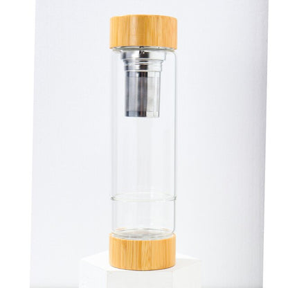 Natural Crystal Glass Water Bottle