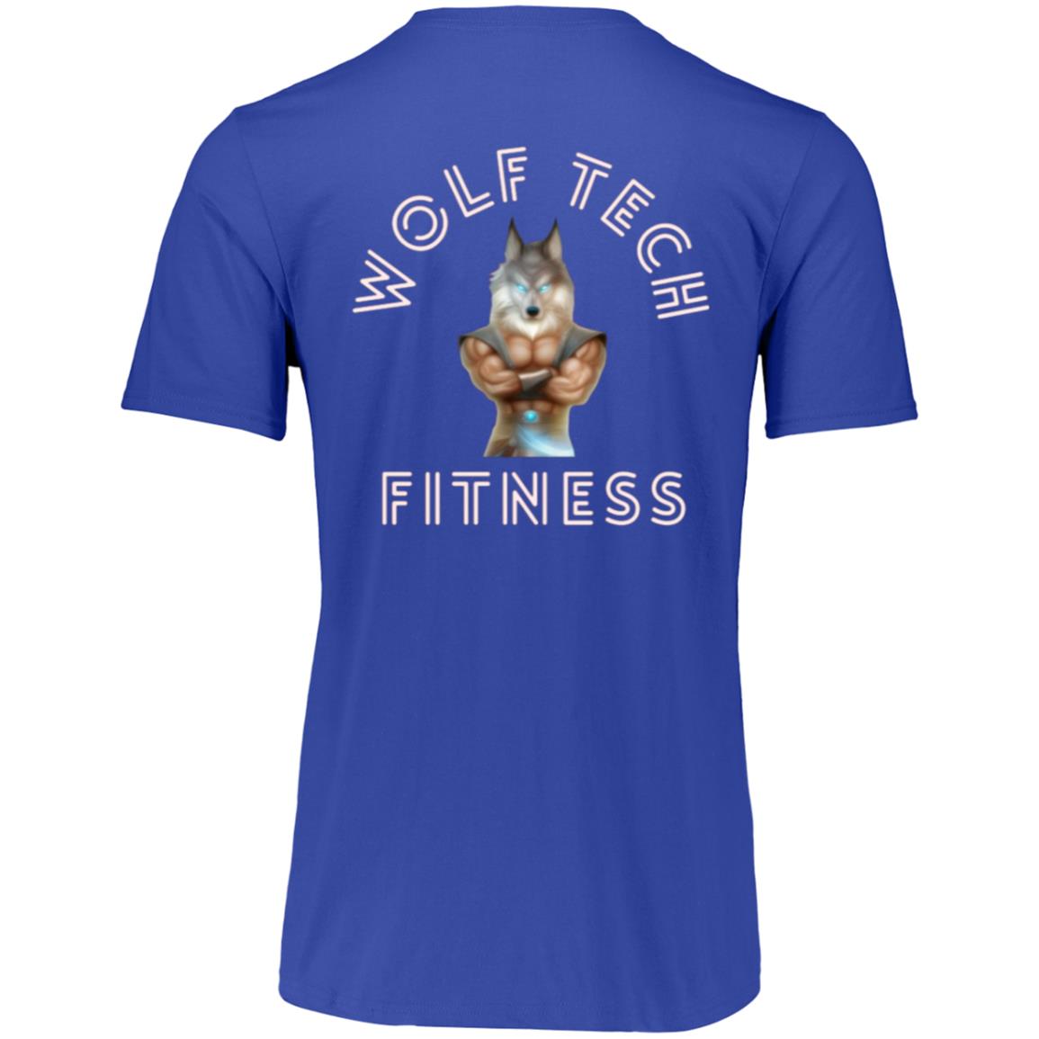 Wolf Tech Fitness Men's Essential Dri-Power Tee Back Logo (64STTM)