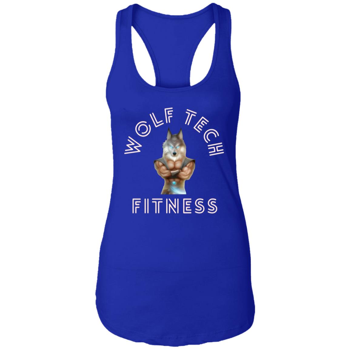 Wolf Tech Fitness Ladies Ideal Racerback Tank Front Logo (NL1533)