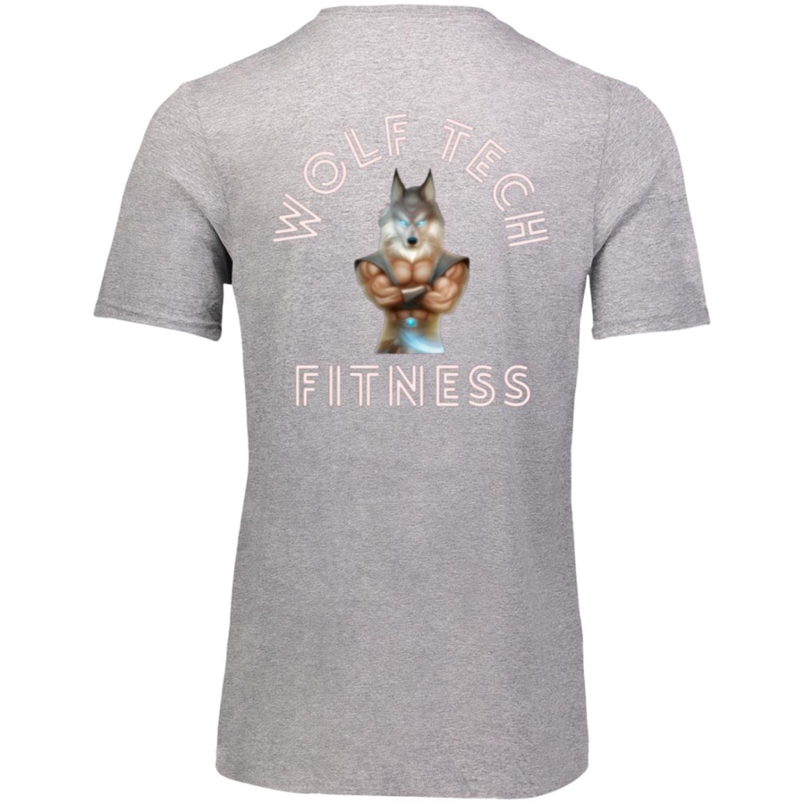 Wolf Tech Fitness Men's Essential Dri-Power Tee Back Logo (64STTM)