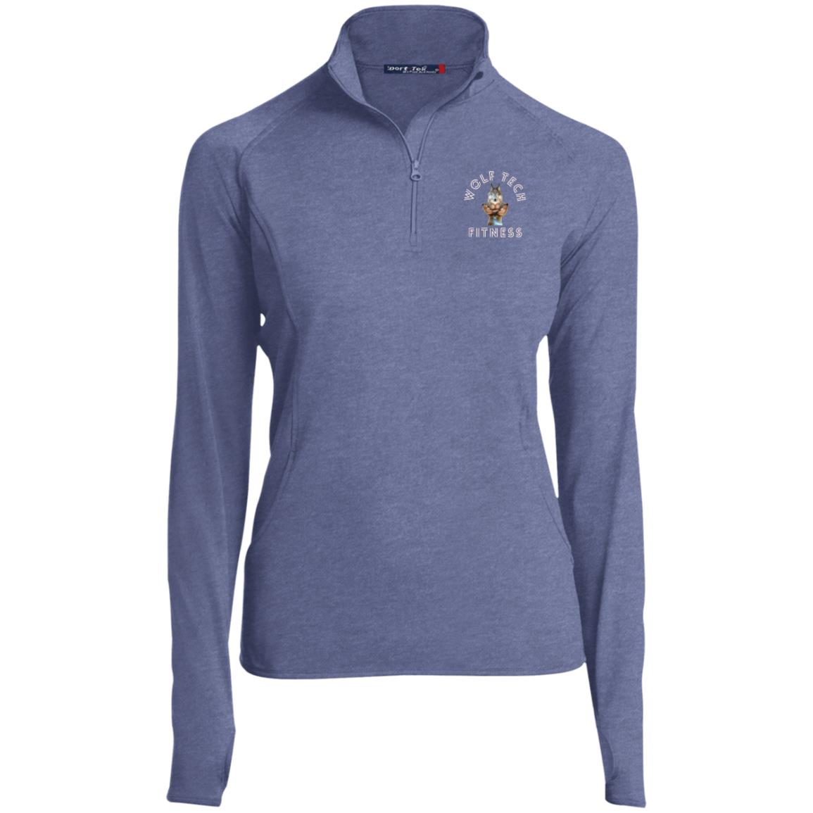 Wolf Tech Fitness Ladies' 1/2 Zip Performance Pullover (LST850)