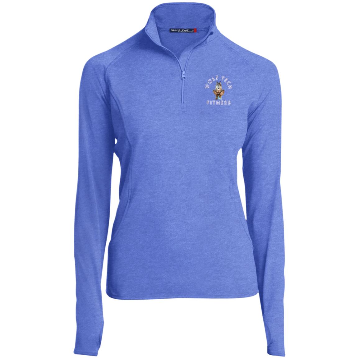 Wolf Tech Fitness Ladies' 1/2 Zip Performance Pullover (LST850)