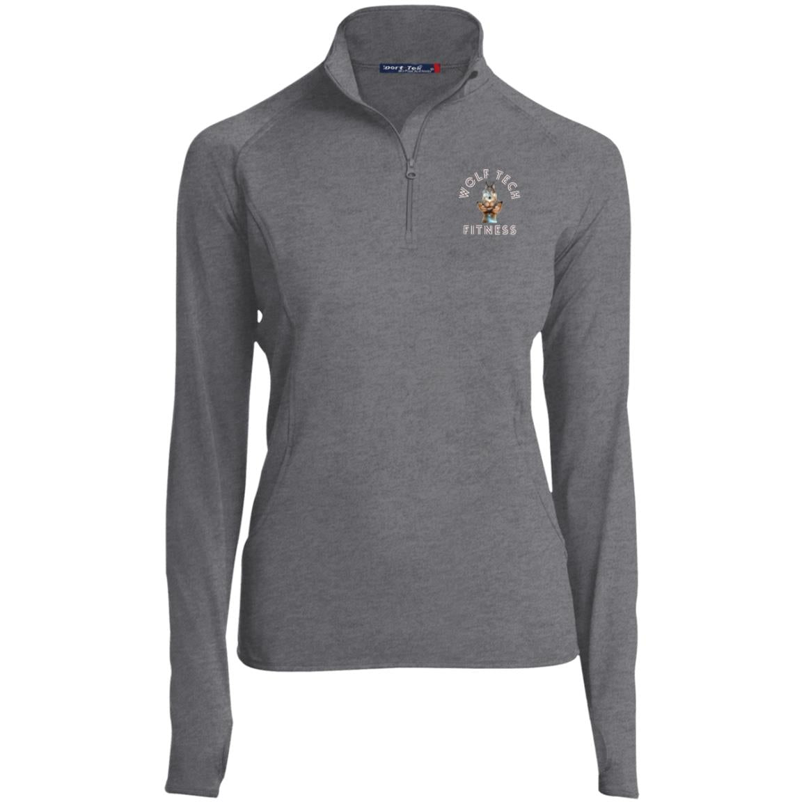 Wolf Tech Fitness Ladies' 1/2 Zip Performance Pullover (LST850)