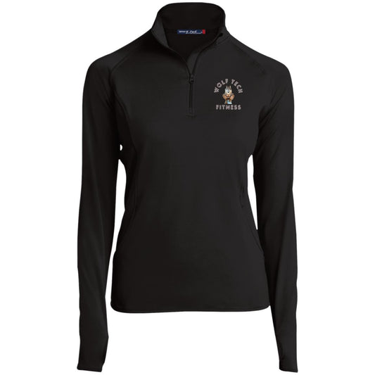 Wolf Tech Fitness Ladies' 1/2 Zip Performance Pullover (LST850)