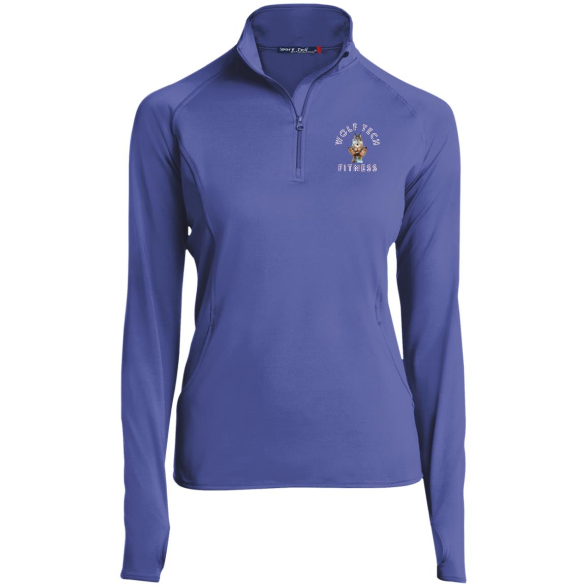 Wolf Tech Fitness Ladies' 1/2 Zip Performance Pullover (LST850)