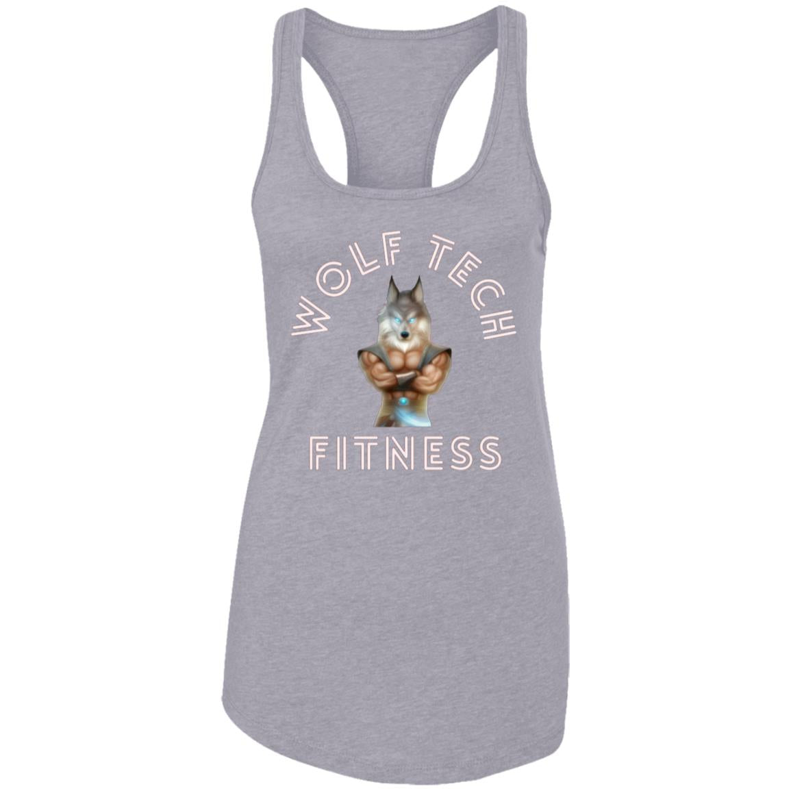 Wolf Tech Fitness Ladies Ideal Racerback Tank Front Logo (NL1533)