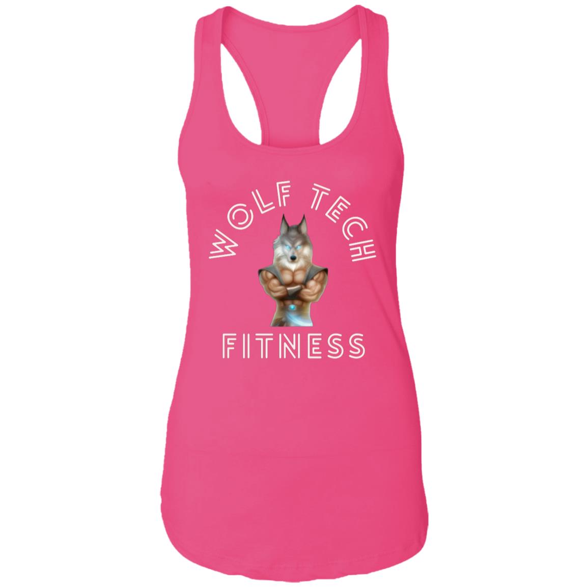 Wolf Tech Fitness Ladies Ideal Racerback Tank Front Logo (NL1533)