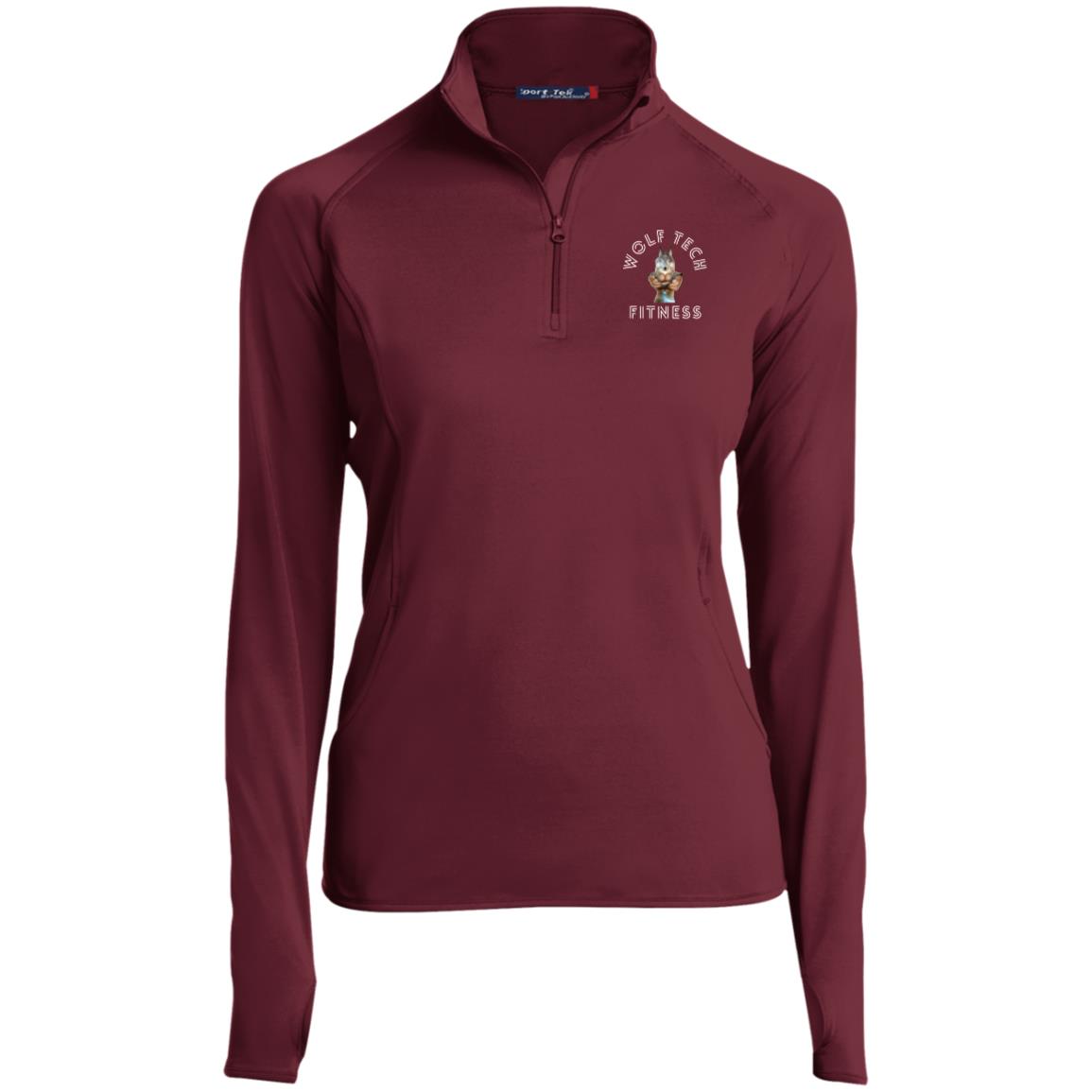 Wolf Tech Fitness Ladies' 1/2 Zip Performance Pullover (LST850)