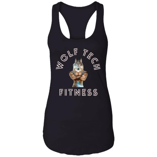 Wolf Tech Fitness Ladies Ideal Racerback Tank Front Logo (NL1533)