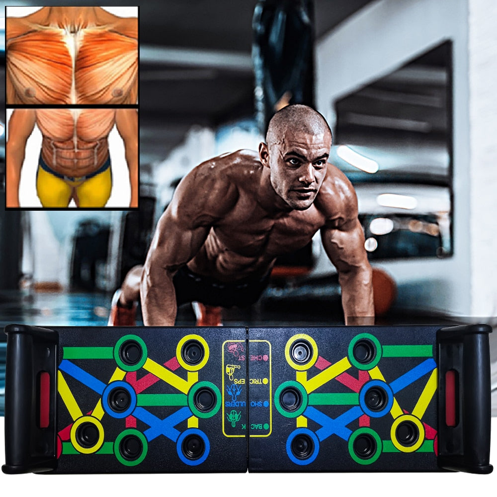 Push Up Board (14 in 1) Home Workout Equipment